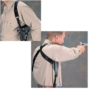 Uncle Mike's - Sidekick Cross-harness Shoulder Holster - Size 15 - 87150