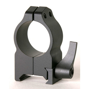 Warne Scope Mounts - Quick Detach Rings - Matte, High, 1" - 202LM