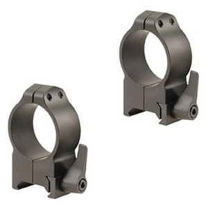 Warne Scope Mounts - Quick Detach Rings - Matte, High, 30mm - 215LM