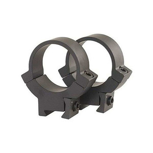 Warne Scope Mounts - All Steel .22 Rimfire Rings - Matte, Medium, 30mm - 731M