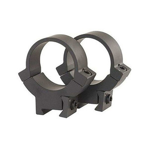 Warne Scope Mounts - All Steel .22 Rimfire Rings - Matte, High, 30mm - 732M