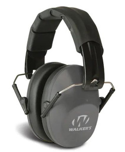 Walker's Game Ear - Pro-low Profile Folding Muff In Grey - GWP-FPM1-GY