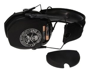 Walker's Game Ear - Freedom Series Muffs - Black, Nrr 23 Db, 2nd Amendment - GWP-RSEMFS-2A
