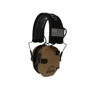 Walker's Game Ear - Razor Patriot Series Ear Muffs - Battle Brown, Nrr 23db - GWP-RSEMPAT-BB