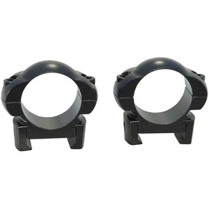 Weaver - Top Mount Windage Adjustable Rings - Matte, Medium, 1" - 49318