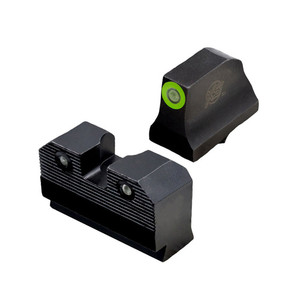 Xs Sights - R3d 2.0 Suppressor Height Night Sights - Glock 42/43, Green Tritium - GL-R206P-6G