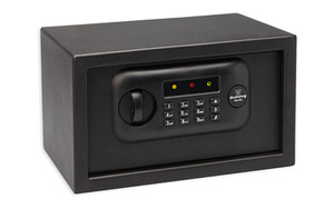 Bulldog Cases Pistol Vault, 12"X8"X7", Digital Lock, Black, Batteries Not Included BD1050