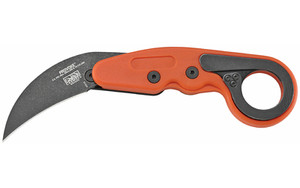 Columbia River Knife & Tool PROVOKE ORANGE, 2.47" Folding Knife w/ Kinematic, Plain Edge, 1.4116 Steel Blade, Stonewash Finish, Grivory Handle 4041O