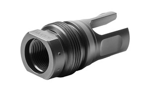 Dead Air Armament Xeno GOV 3-Prong Flash Hider, 9MM, 1/2X28 Thread Pitch, Nitride Finish, Black DA130GOV