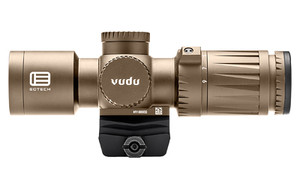 EOTECH Vudu, Rifle Scope, 3-9X Magnification, 32mm Objective, Second Focal Plate, Compatible with Mini-ACOG Mounts, MR5 Illuminated MOA Reticle, Matte Finish, Tan, Includes Mount VDU3-9MR5TAN