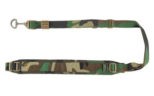 Edgar Sherman Design ESD Sling, Padded, 2-Point Combat Sling, 1" Matte, M81 Woodland, 20+ Inches of Adjustment, Mounting Hardware not Included ESD-SL-PAD-M81