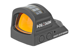 Holosun Technologies 407C-X2, Red Dot, 2 MOA, Black, Side Battery, Solar Failsafe, Mount Not Included HS407C X2