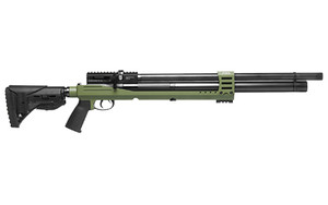 JTS Group Airacuda PRS Max, Air Rifle, Pre-Charged Pneumatic, .30 Caliber Pellet, 860 Feet Per Second, 18" Barrel, Matte Finish, Green and Black, 7 Rounds JAGPRSM30G