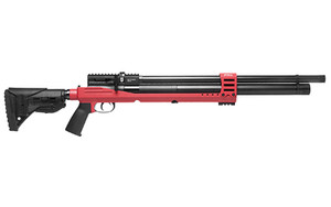 JTS Group Airacuda PRS Max, Air Rifle, Pre-Charged Pneumatic, .30 Caliber Pellet, 860 Feet Per Second, 18" Barrel, Matte Finish, Red and Black, 7 Rounds JAGPRSM30R