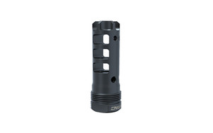 LanTac USA LLC Dragon Muzzle Brake, .30 Cal, 5/8X24 Thread Pitch, Plan B Compatible, QPQ Finish, Black, Full Length DGN338B-PBL