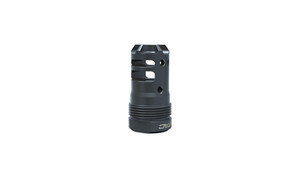 LanTac USA LLC Dragon Muzzle Brake, .30 Cal, 5/8X24 Thread Pitch, Plan B Compatible, QPQ Finish, Black, Short DGN338B-PBS
