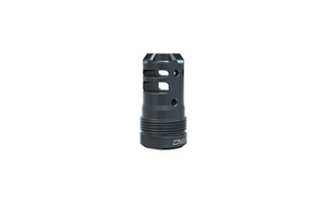 LanTac USA LLC Dragon Muzzle Brake, 9MM, 1/2X28 Thread Pitch, Plan B Compatible, QPQ Finish, Black, Short DGN9MMB-PBS