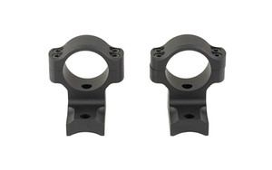 Leupold BackCountry, Rings, 1" High, 2 Piece, Fits Savage 10/110 Round Receivers, Matte Finish, Black 187353
