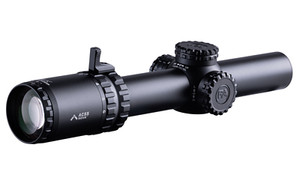 Primary Arms SLx Gen IV, Rifle Scope, 24MM Objective, 1-6X Magnification, 30mm Main Tube, Second Focal Plane, Green Illuminated ACSS NOVA Fiber Wire Reticle, .1 MRAD, Black PA-SLX-1-6X24S-NOVA-G