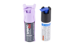 Sabre Quick Grip, Pepper Spray, .54oz, Pepper Spray Kit with Finger Loop and Practice Spray, Lavender, Aerosol Can PB-LVOC-STU-04