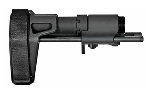 SB Tactical PDW, Pistol Stabilizing Brace, Fits AR15, Compatible with Standard BCG and Carbine Buffers, Black, 3 Position Adjustable, Includes Adjustable Nylon Strap PDW-01-SB