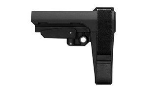 SB Tactical SBA3, Pistol Stabilizing Brace, Fits AR Carbine Extension, Black, 5 Position Adjustable, Includes Adjustable Nylon Strap SBA3X-01-SB