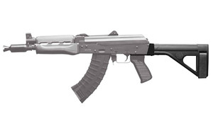 SB Tactical SOB47, Pistol Stabilizing Brace, Fits AK Pistol, Black, Includes AK Adapter, Adjustable Nylon Strap SOB47-01-SB