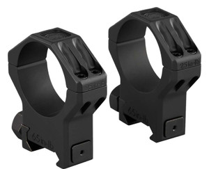 Sig Sauer Alpha6, Scope Ring Set, 34mm Extra High, 1.25" Height, Anodized Finish, Black, Fits Picatinny SOA64004