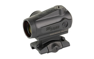 Sig Sauer ROMEO5 GEN II Elite, Red Dot, 1X20mm, Quad Ballistic Circle Dot 2.0 Reticle, 2 MOA Dot with 65 MOA Circle and Ballistic Holdover Points, Includes 1.41" Absolute Co-Witness Mount, Fits Picatinny, Matte Finish, Black SOR5105