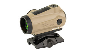 Sig Sauer ROMEO 5 Gen II, Red Dot, 20mm Objective, 2 MOA Dot, Matte Finish, Flat Dark Earth, Includes Absolute Co Witness Mount SOR5111