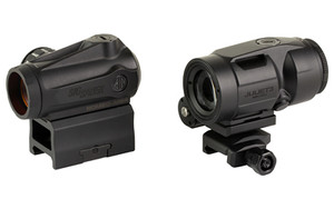 Sig Sauer ROMEO MSR Gen II/Juliet 3 Micro Combo Kit, Red Dot Sight with Juliet3-Micro Magnifier, 3X22, 2 MOA, Black, Includes 90 Degree Push-Button Flip-to-Side Magnifier Mount SORJMSR101