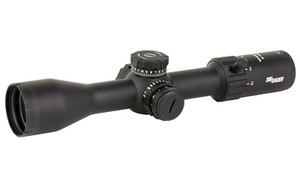 Sig Sauer Whiskey 4 Rifle Scope, 3-12X44mm, 30mm Main Tube, Second Focal Plane, Hellfire Illuminated BDC, Matte Finish, Black SOW43002