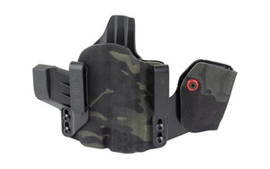Safariland INCOG-X, Joint Collaboration with Haley Strategic, Inside the Waistband Holster, Fits SIG P365/X/XL with Light, Integrated Magazine Caddy, Microfiber Suede Wrapped Boltaron Construction, Multicam Black, Right Hand 1341415