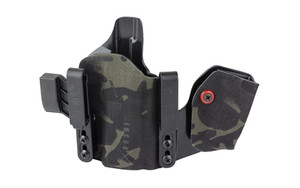 Safariland INCOG-X, Joint Collaboration with Haley Strategic, Inside the Waistband Holster, Fits SIG P365/X/XL, Integrated Magazine Caddy, Microfiber Suede Wrapped Boltaron Construction, Multicam Black, Right Hand 1341421