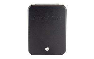 SnapSafe Lock Box, XX-Large, 11.5" x 8.5" x 2.5", Key Lock, 16 Gauge Steel, Cable Included, Black 75220