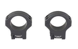 Warne HyperLite Rings, 30MM High, Matte Finish, Black, Fits Tikka 8515TM