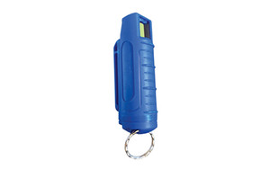 PS Products Blue Heat, Pepper Spray, .5oz, Key Chain, Blue, Aerosol Can EHC14BH-C