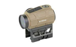Viridian Weapon Technologies VENTA, Green Dot Sight, 2 MOA, 22MM Objective, Cerakote Finish, Flat Dark Earth, Fits Aimpoint T2 Footprint 981-0195