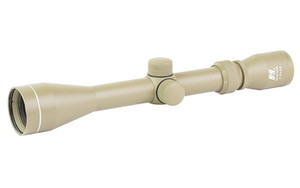 NcSTAR Full Size Scope, 3-9X Magnification, 40mm Objective, P4 Sniper Reticle, 1" Main Tube, Tan SFB3940BT