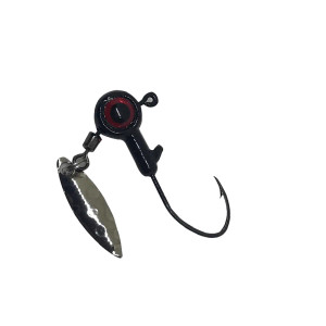 Bonehead BX Bladed Jig Head, 1/16oz #4 Black 4pk
