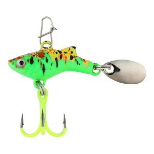 Clam Tikka Flash PT, 3/32oz #16 Glow Green Koi