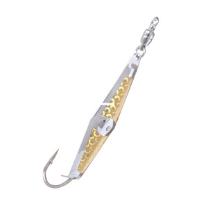 Clarkspoon Squid; BB Swivel, #0 Silver/Gold Flash