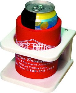 Deep Blue Boat Drink Holder, Side Mount 1 Drink Hldr-SM
