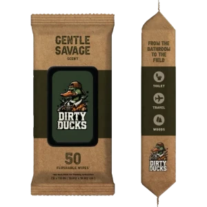 Dirty Ducks Flushable Wipes, 3pk/ 50 wipes