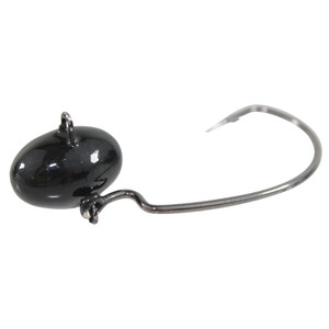 DJ Pivot Point FB Jighead, 3/4oz 4/0 Black 2pk