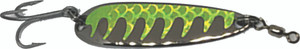Gator Lure Silver Spoon, 1oz Chartreuse Tape 1pk