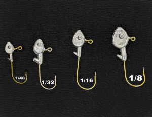 HeadHunter Round Jighead, 1/4oz Natural 10pk