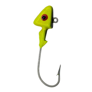 HeadHunter Shad Head, 3/4oz Chart Black 4pk