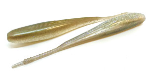 Hog Farmer Stroll Shad, 5'' Green Shad 7pk