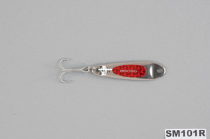 Hopkins Shorty Smthie Treble, 1oz 2.75'' Red/Glow